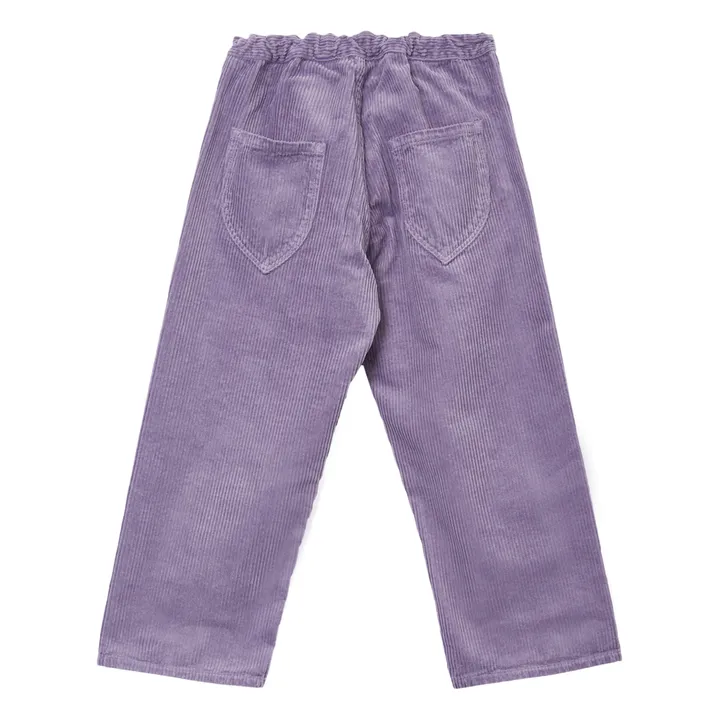 Pantaloni in velluto, modello: Neptune | Glicine- Immagine del prodotto n°1
