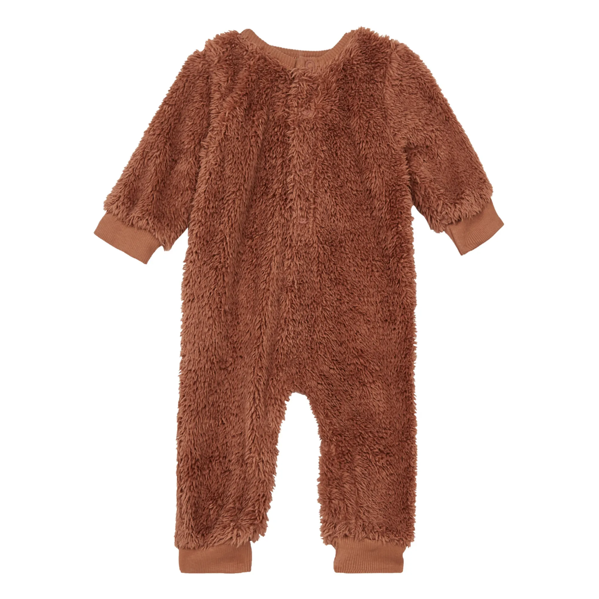 Emile Et Ida Caramel Faux Fur Jumpsuit