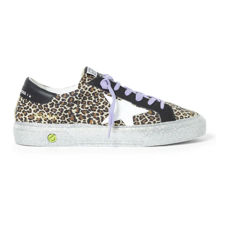 May Leopard-Print Sneakers | Brown- Product image n°0