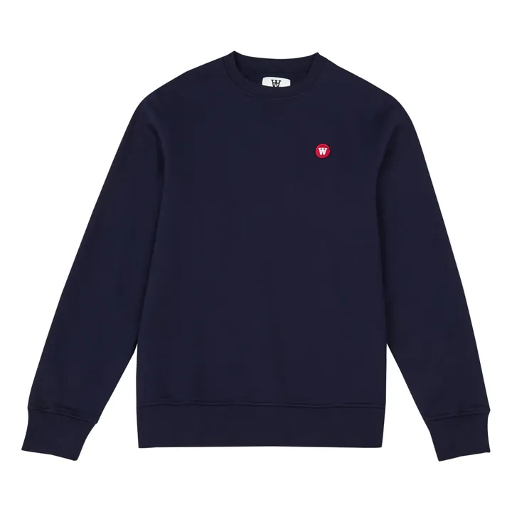 Tye Organic Cotton Sweatshirt - Adult Collection  | Navy blue- Product image n°0