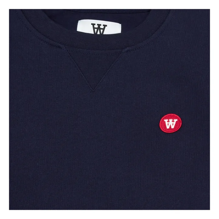 Tye Organic Cotton Sweatshirt - Adult Collection  | Navy blue- Product image n°1