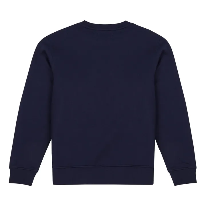 Tye Organic Cotton Sweatshirt - Adult Collection  | Navy blue- Product image n°2