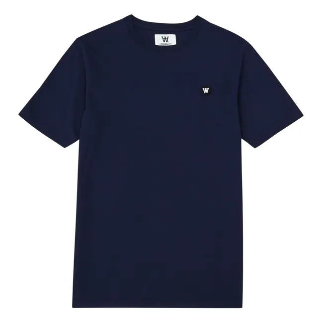 T-shirt, modello: Ace, in cotone bio - Collezione Adulti  | Blu marino