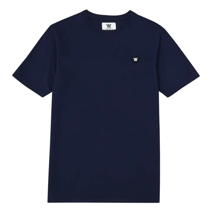 T-shirt, modello: Ace, in cotone bio - Collezione Adulti  | Blu marino- Immagine del prodotto n°0