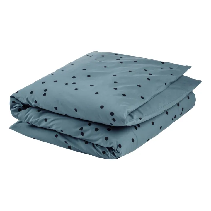 Bettbezug Odette aus Bio-Baumwolle | Graublau- Produktbild Nr. 0