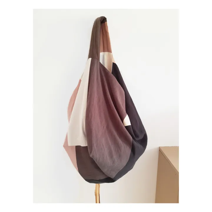 Breite Mom bag Wendetasche aus Bio-Baumwolle | Rosa- Produktbild Nr. 7