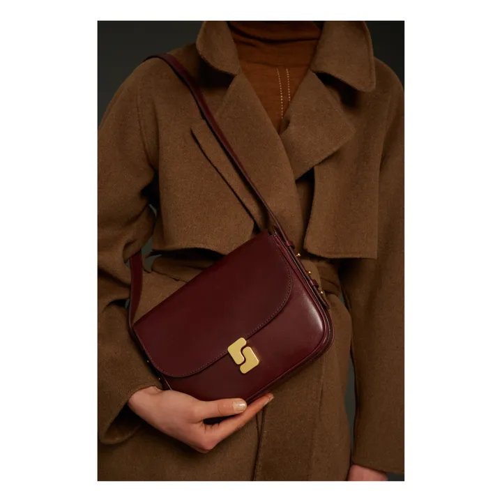 Soeur Manteau Odeon Laine Double Face Tabac Smallable