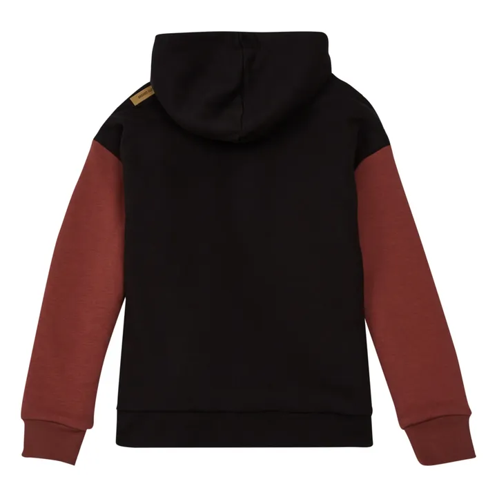 Basement Fleece-Sweatshirt aus Bio-Baumwolle | Schwarz- Produktbild Nr. 2