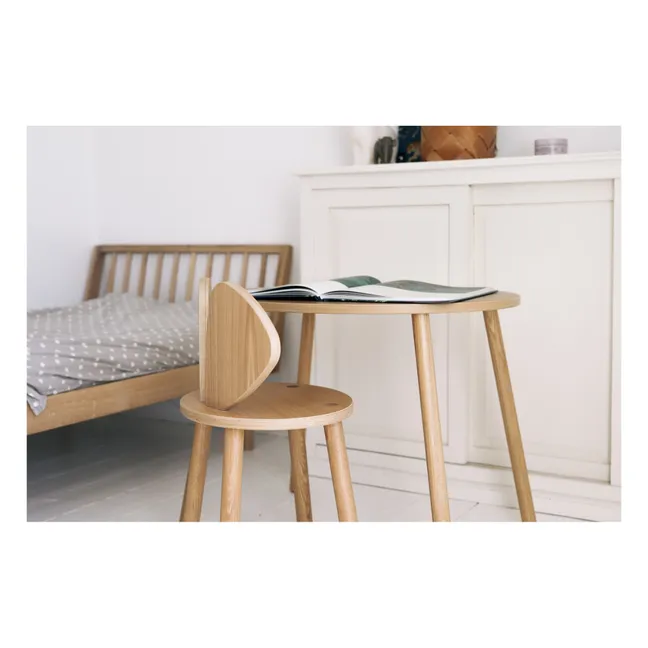 Oak School Table and Mouse Chair  | Oak