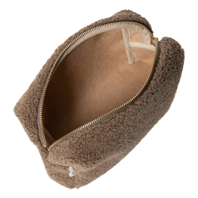 Trousse da bagno | Marrone scuro