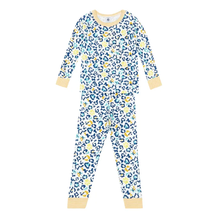 Conjunto de pijama Leopardo Trycicle | Azul- Imagen del producto n°0