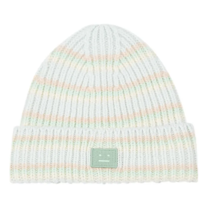 Striped Beanie  | Green- Product image n°0