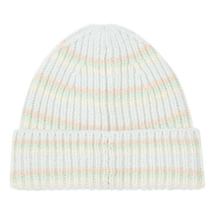 Striped Beanie  | Green- Product image n°1