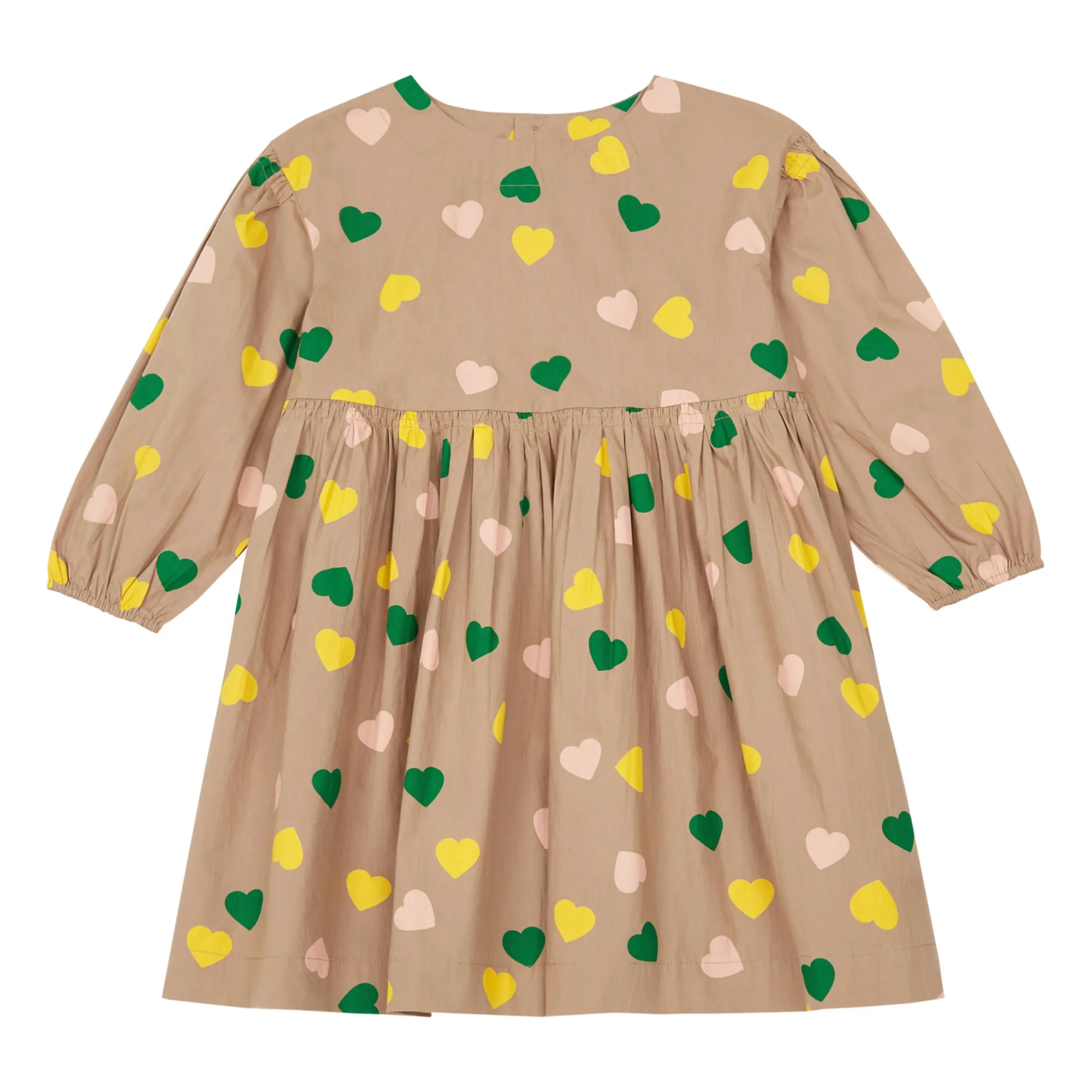 Bonton Beige Dona Organic Cotton Dress