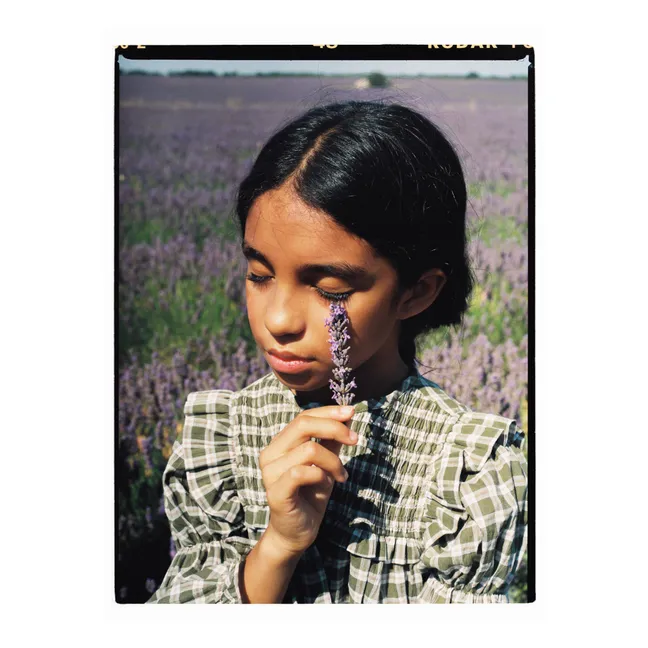 Blouse Dominique Coton Bio | Vert kaki