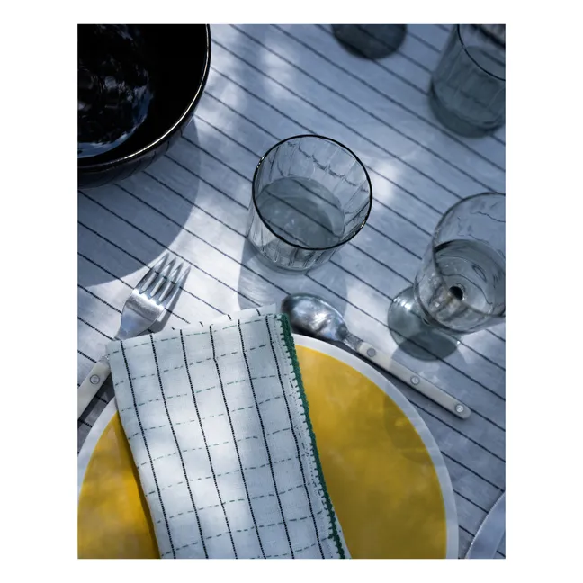 Serviette de table Aurore | Aubergine