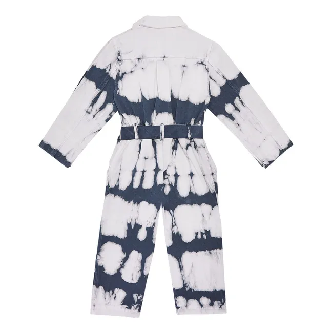 Combinaison Tie and Dye Vincent Coton Bio | Bleu marine