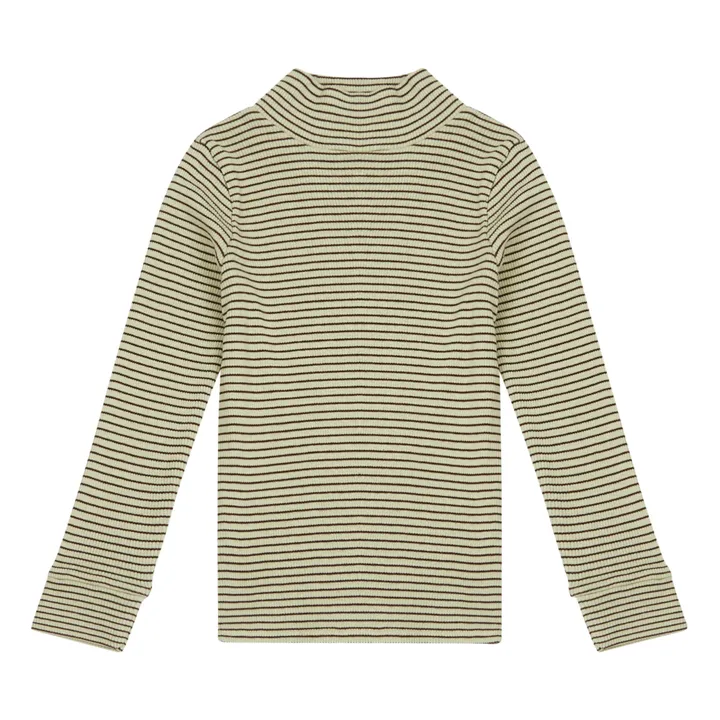 Gestreifter Unterzieh-Pullover Forgo | Seidenfarben- Produktbild Nr. 0