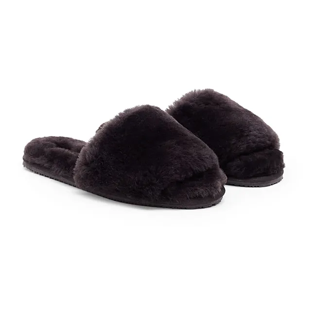 Chaussons Fourrés | Marron