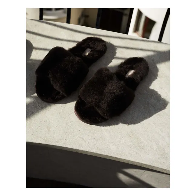 Chaussons Fourrés | Marron
