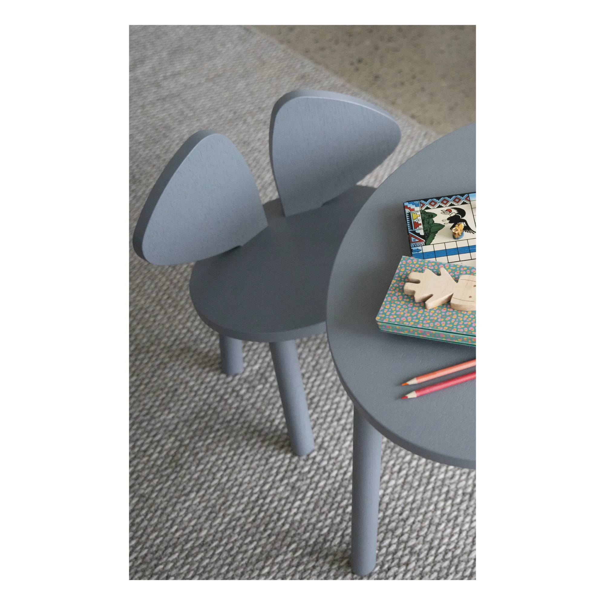 Table en chêne Souris | Gris- Image produit n°7