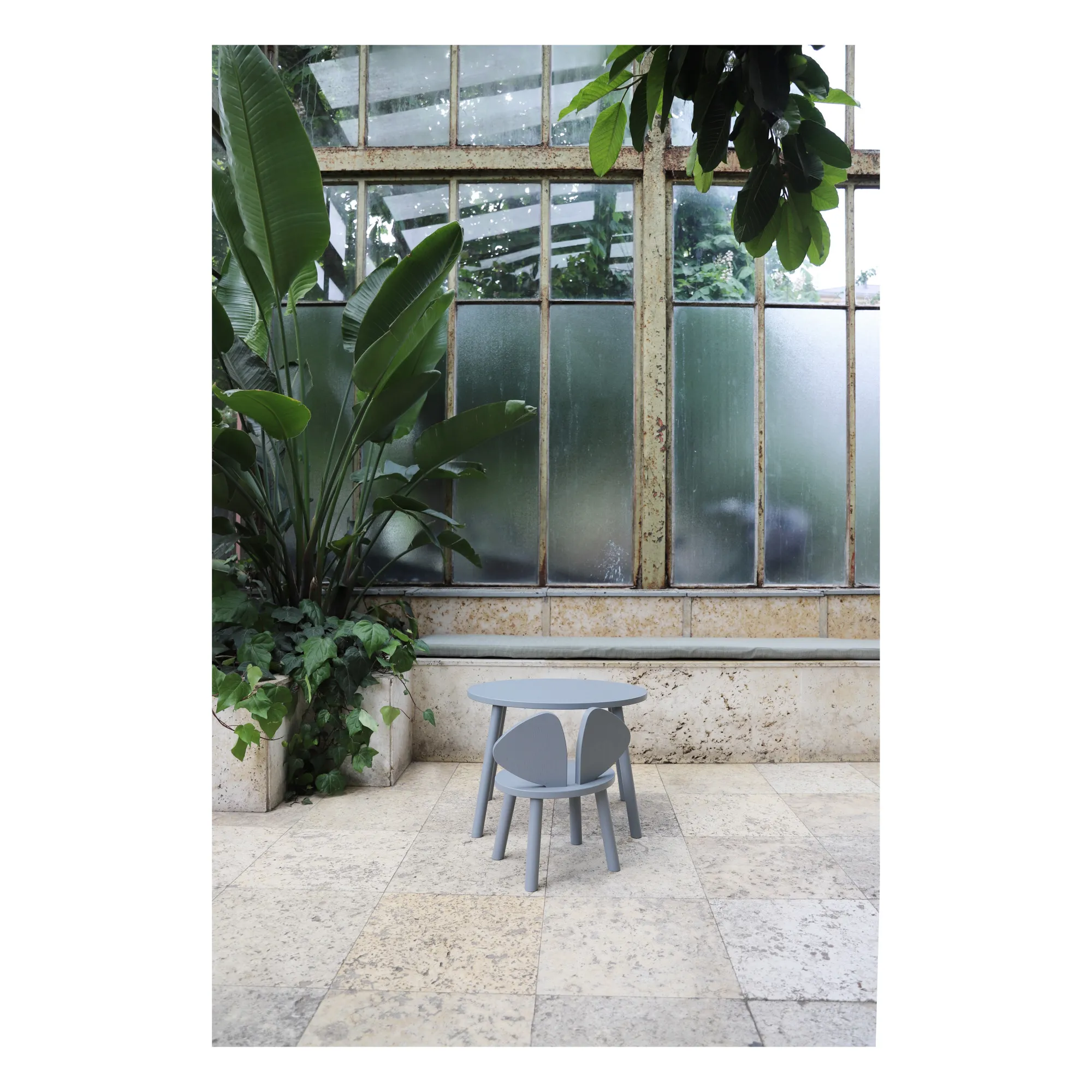 Table en chêne Souris | Gris- Image produit n°5