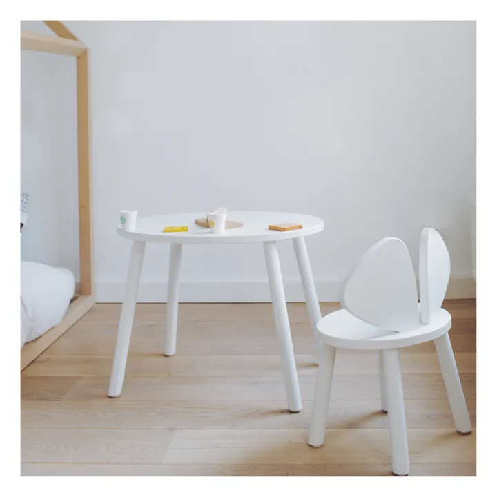 Chaise en chêne Souris | Blanc- Image produit n°1