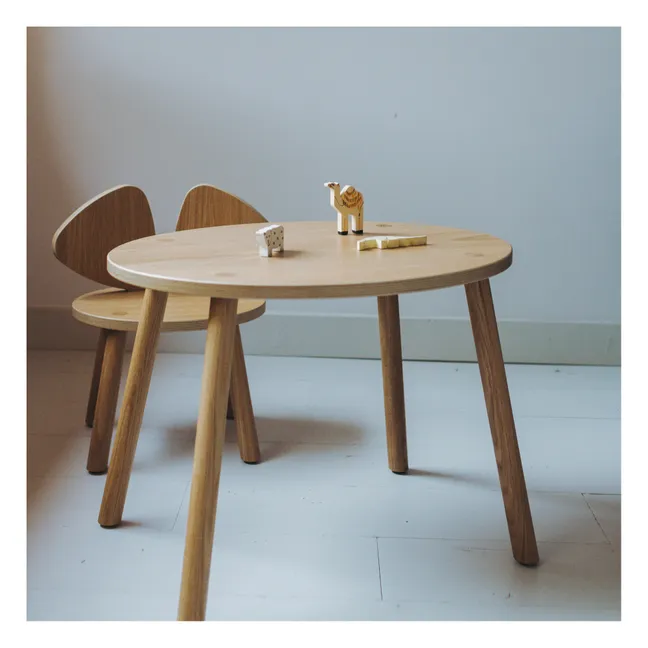 Mouse stool in oak | Oak