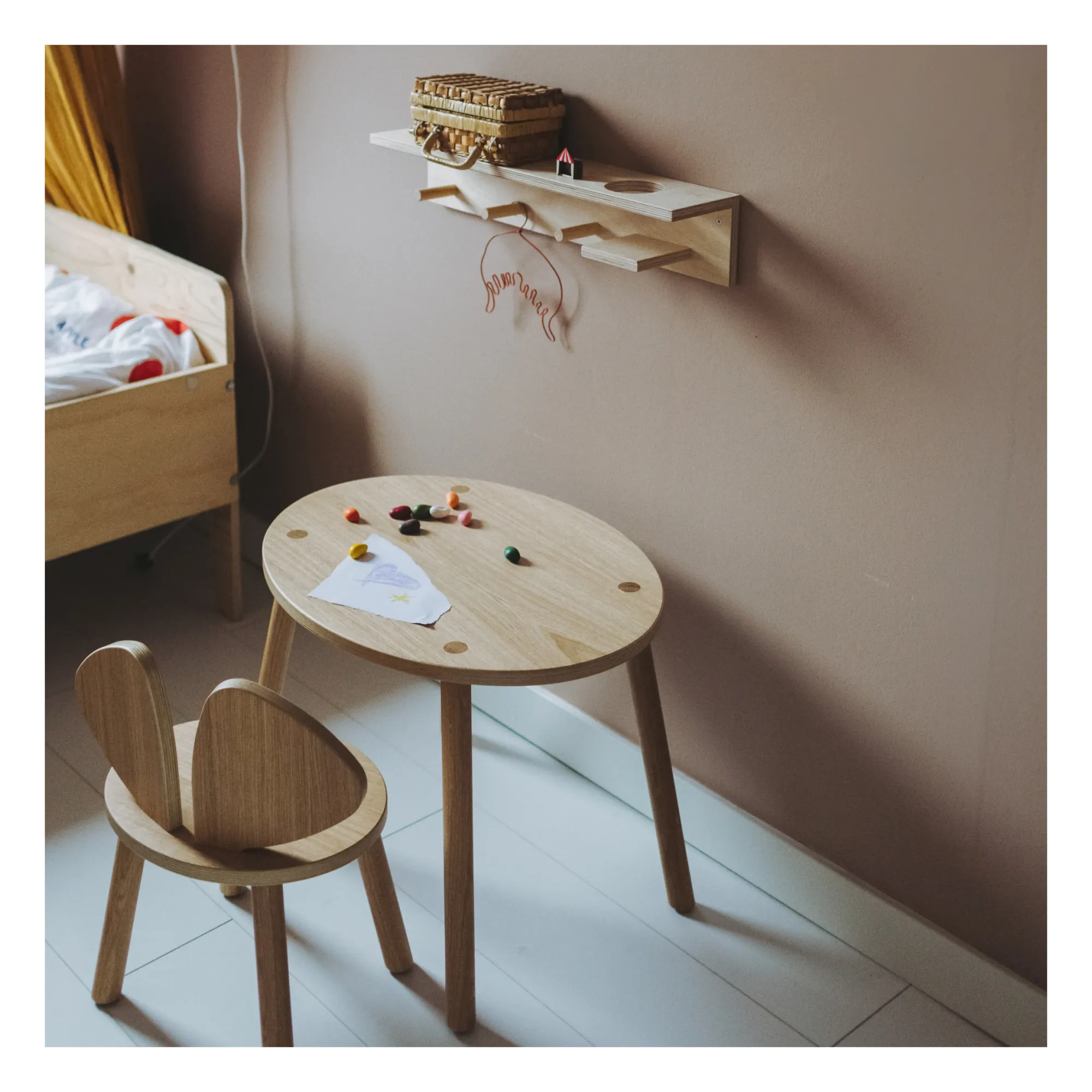 Chaise en chêne Souris | Chêne- Image produit n°1
