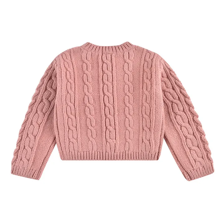 Georgette Embroidered Jumper | Pink- Product image n°7