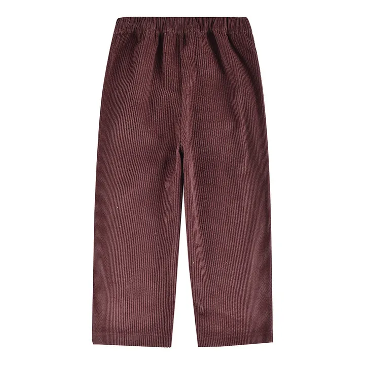 Flor Corduroy Trousers | Burgundy- Product image n°6