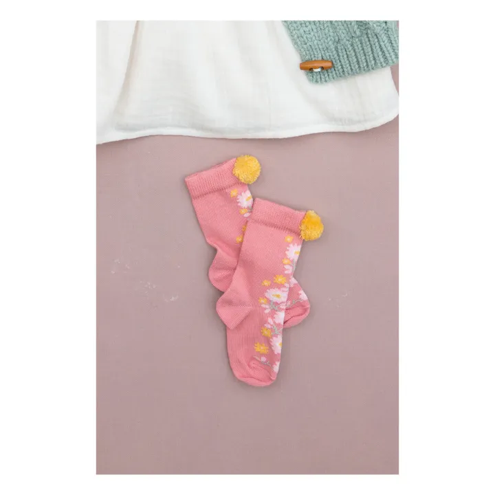 Calcetines largos Chelie | Rosa- Imagen del producto n°1