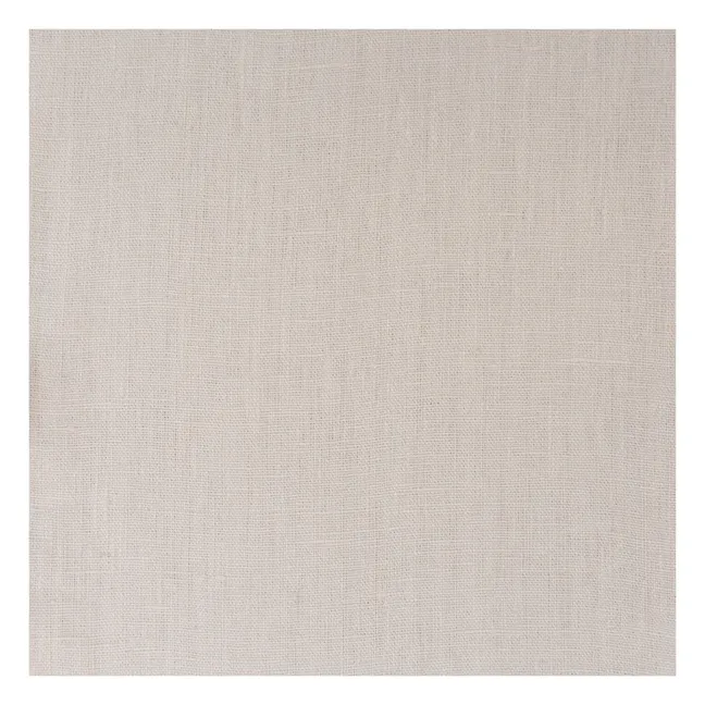 BABA Washed Linen Pouf | Pale Pink