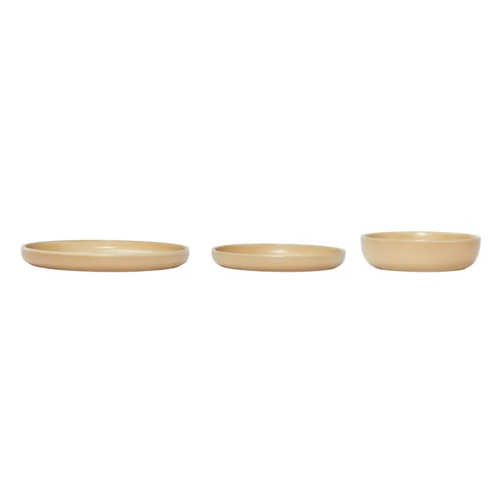 Ciotola in ceramica - Set di 3 | Sabbia- Immagine del prodotto n°0