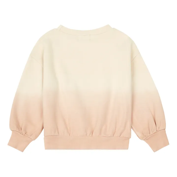 Organic Cotton Tie-Dye Sweatshirt | Pale pink- Product image n°1