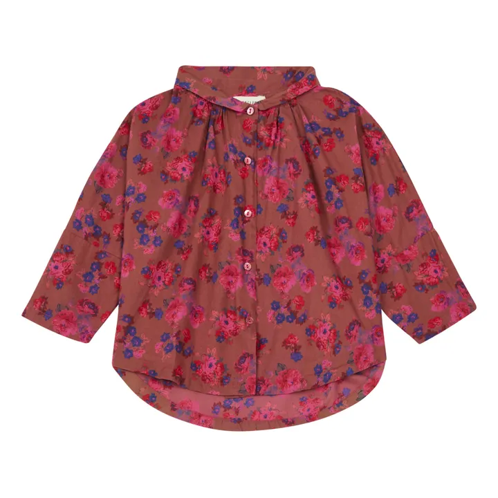 Limited Edition Recycled Cotton Blouse | Red- Product image n°0