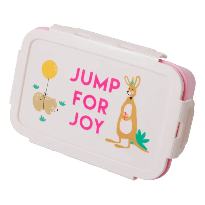 Box per il pranzo Jump for Joy | Rosa- Immagine del prodotto n°1