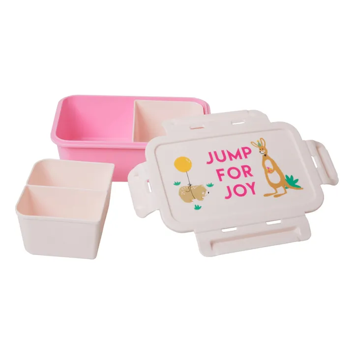 Box per il pranzo Jump for Joy | Rosa- Immagine del prodotto n°2
