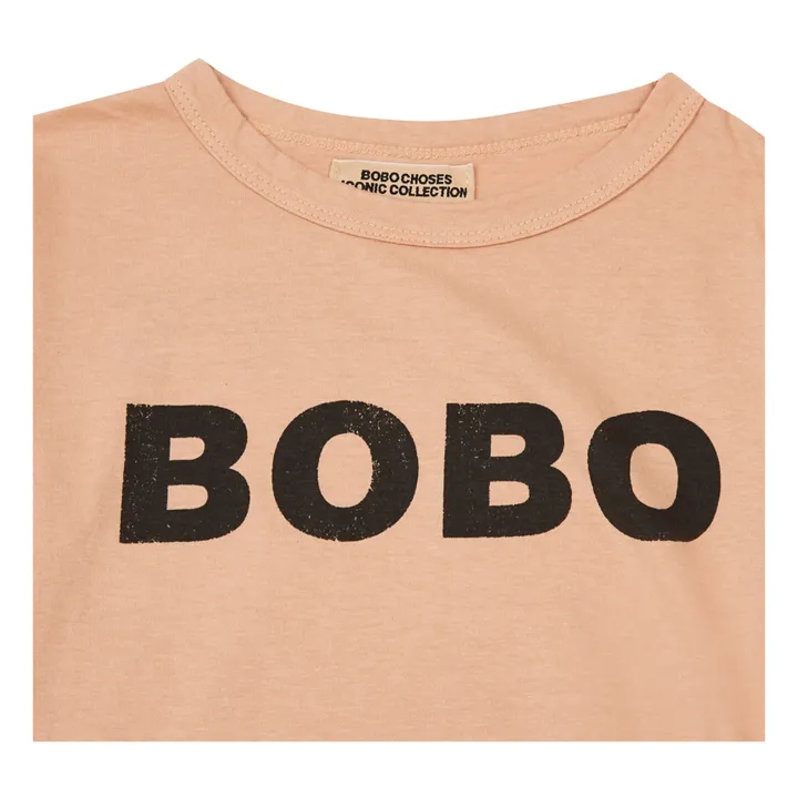 T-Shirt Bio-Baumwolle - Kollektion Iconic  | Apricot- Produktbild Nr. 1