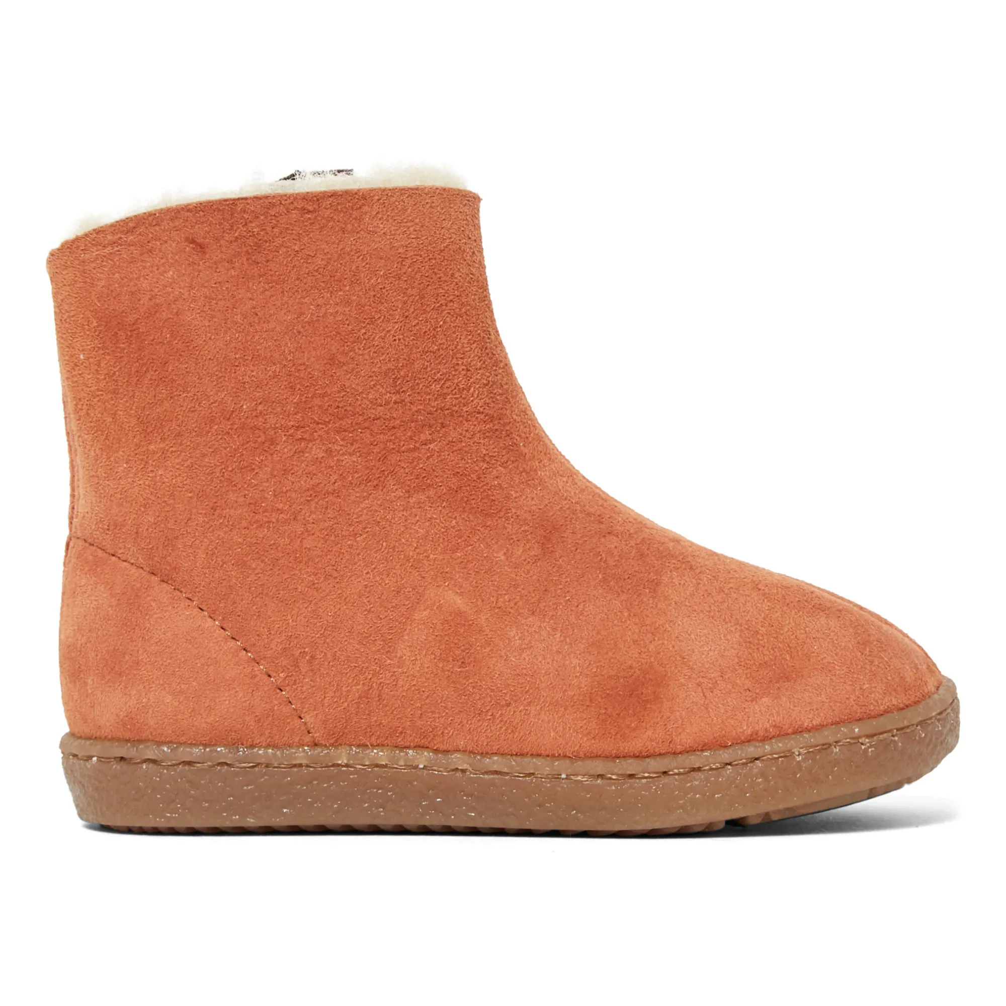 Pèpè Apricot Fur-Lined Boots