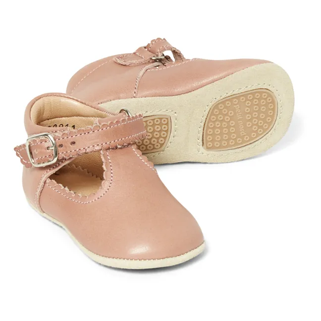 Babies Scallop T-Bar | Vieux Rose
