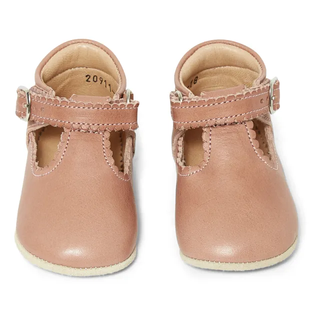 Babies Scallop T-Bar | Vieux Rose