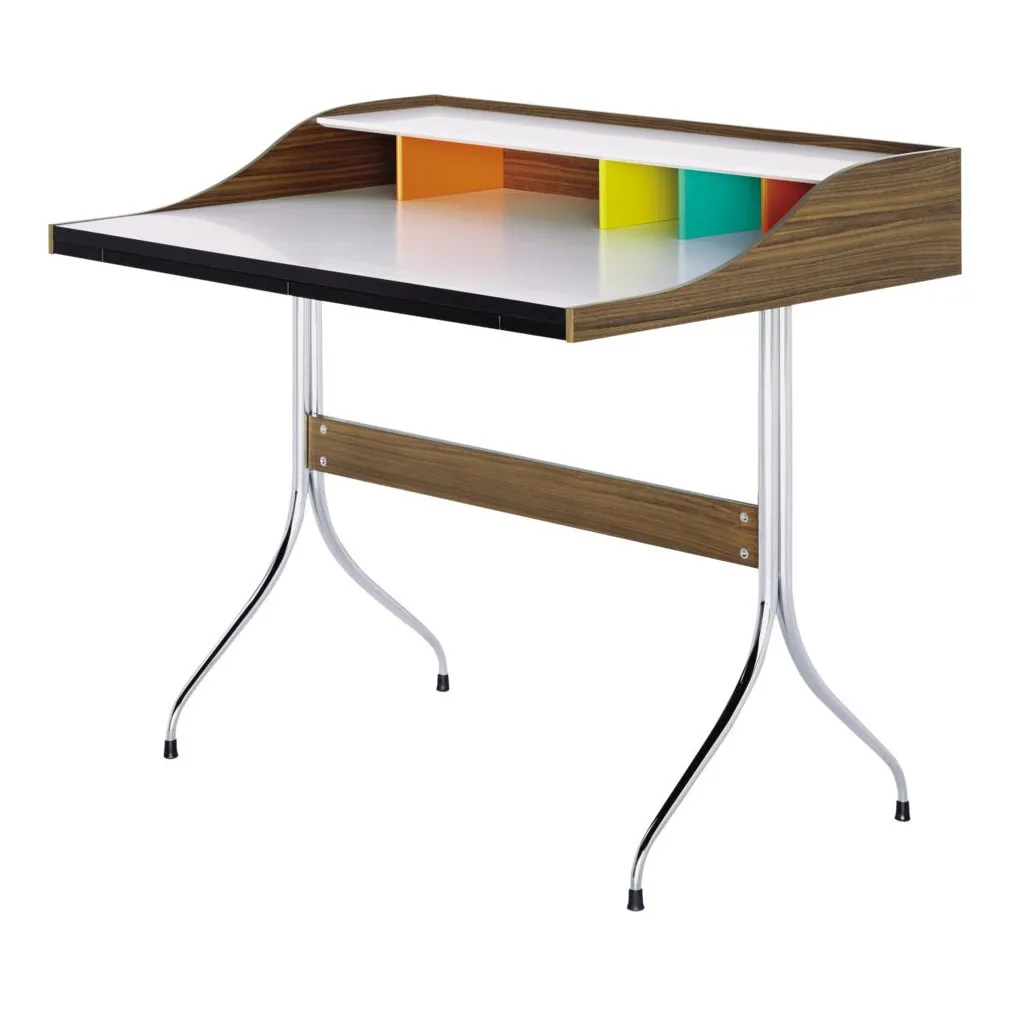Vitra Walnut Home Desk - George Nelson, 1958