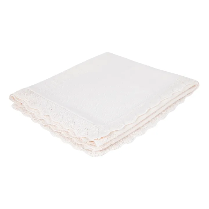 Merino Wool Throw | Blanc/Écru- Product image n°0