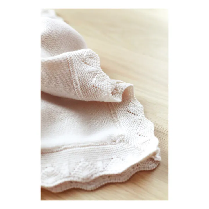 Merino Wool Throw | Blanc/Écru- Product image n°5