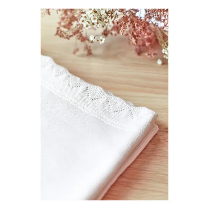 Merino Wool Throw | Blanc/Écru- Product image n°6