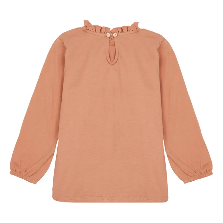 T-shirt, camicetta, modello: Ingunn, in cotone bio | Arancione- Immagine del prodotto n°1
