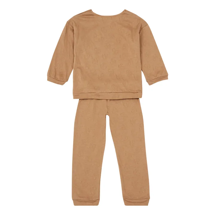 Dandy Organic Cotton Pyjamas | Brown- Product image n°2