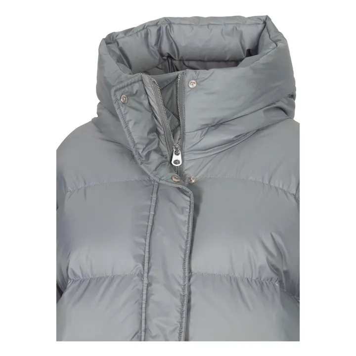 Long Oversized Down Jacket | Sage- Product image n°3