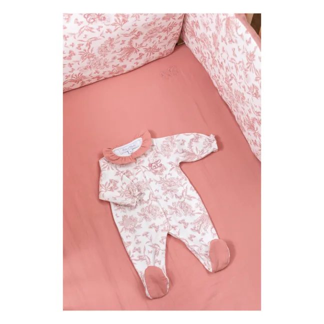 Pyjama Dors-bien Toile de Jouy | Rose pêche